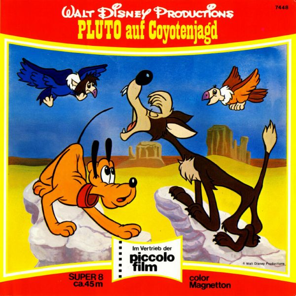 Pluto auf Coyotenjagd