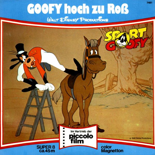 Goofy hoch zu Roß