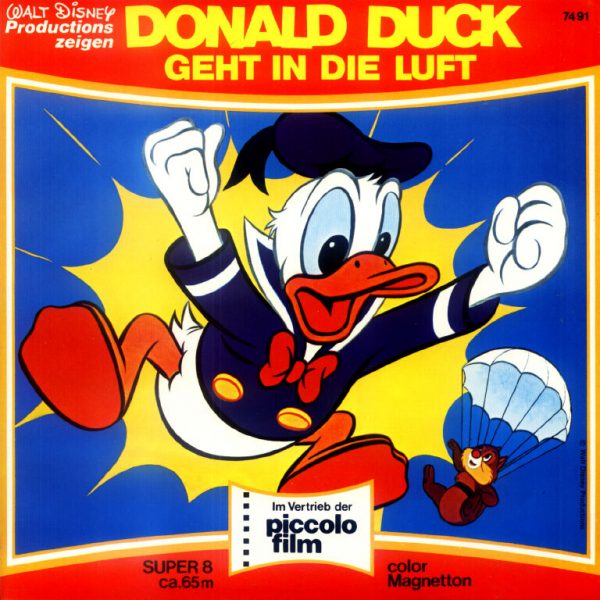 Donald Duck geht in die Luft