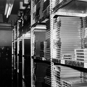 Das Filmlager der Piccolo-Film - 1984 noch gut bestückt...