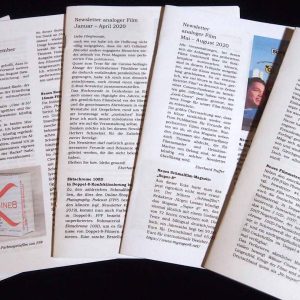 Newsletter analoger Film
