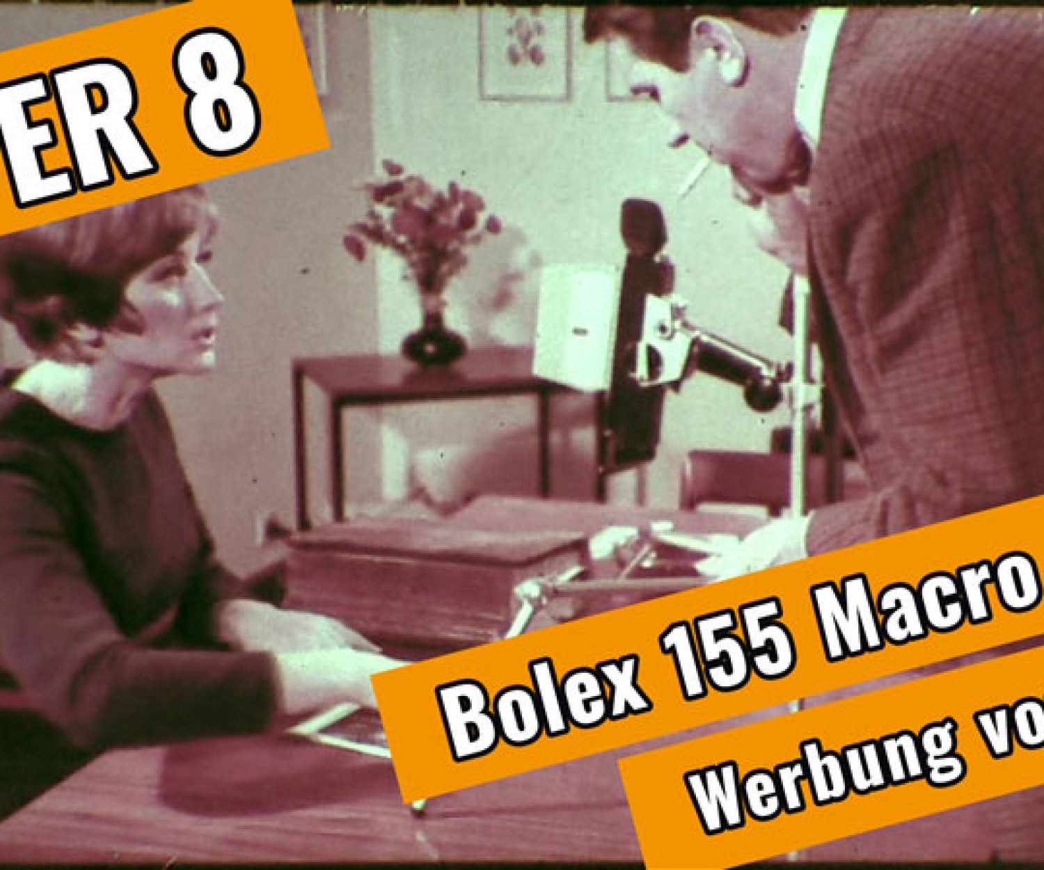 Bolex 155 Super 8 Kamera Werbung