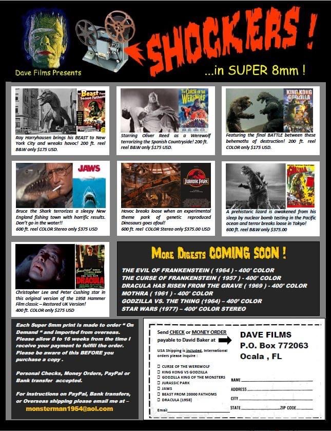 Dave FIlms on Super 8