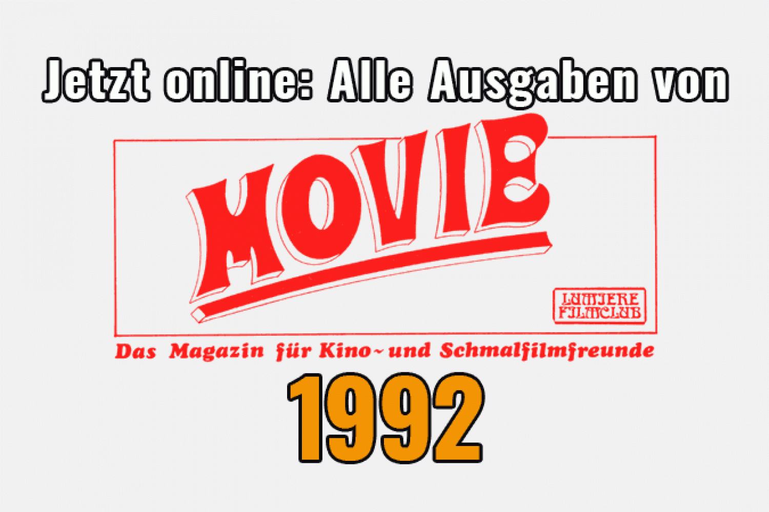 Alle Ausgaben der Movie 1992 online