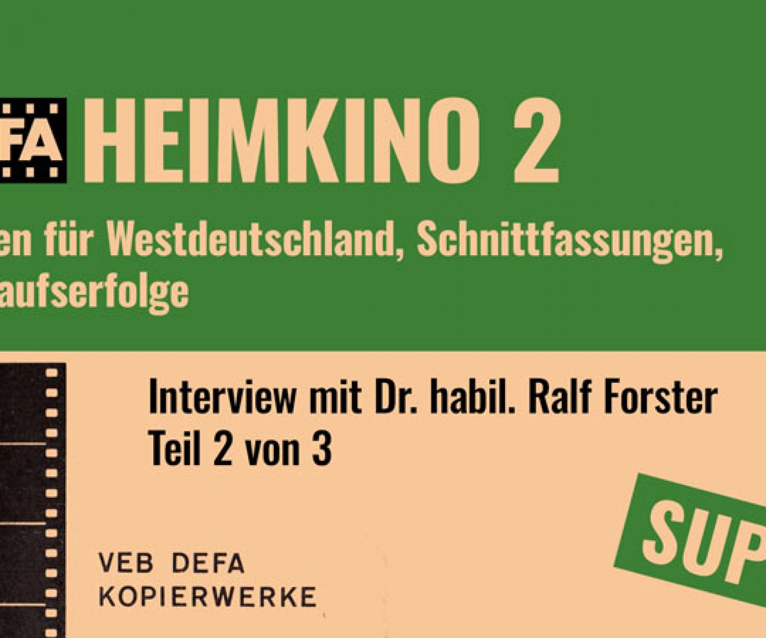 DEFA Heimkino der DDR 2