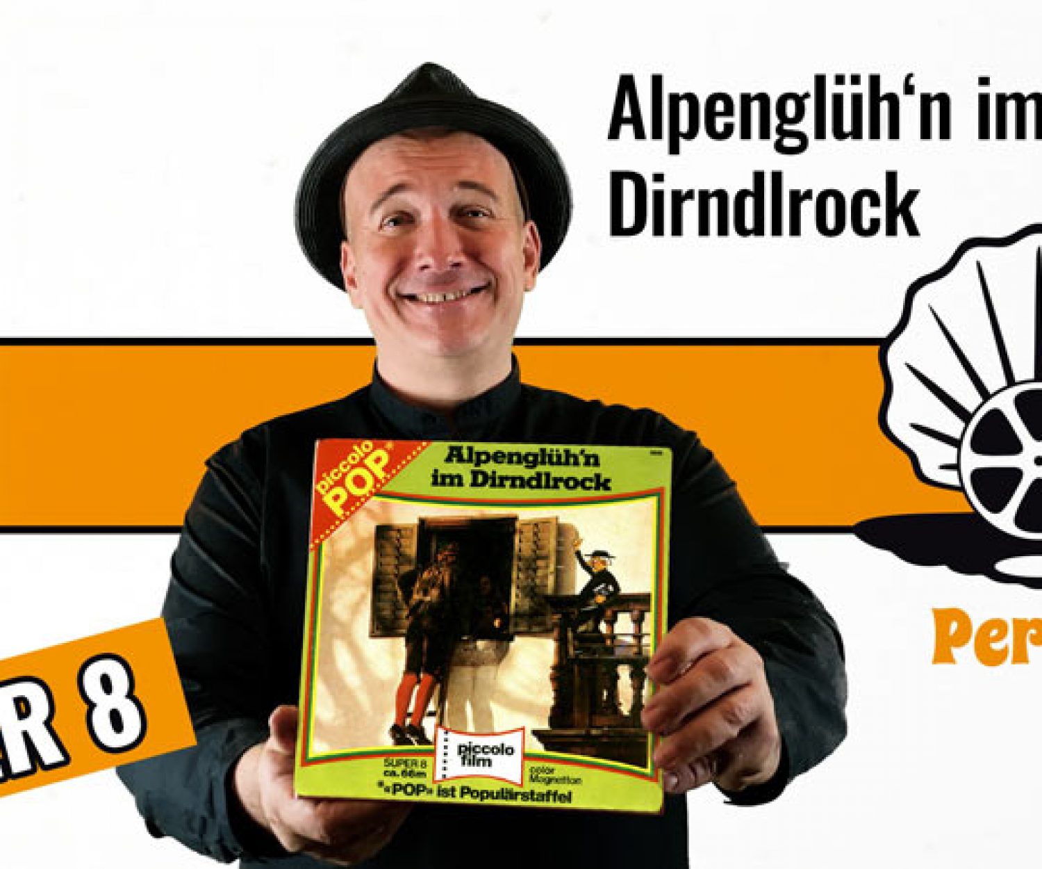 Alpenglühn im Dirndelrock auf Super 8