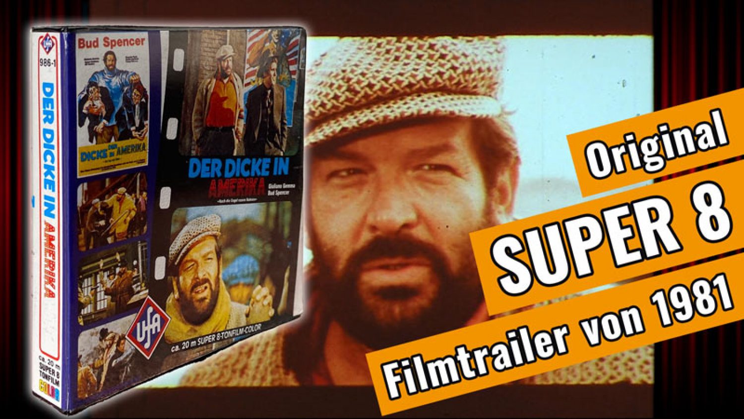 Der Dicke in Amerika Super 8 Trailer