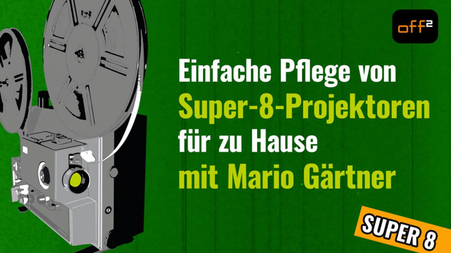 Pflege von Super 8 Projektoren mit Mario Gärtner