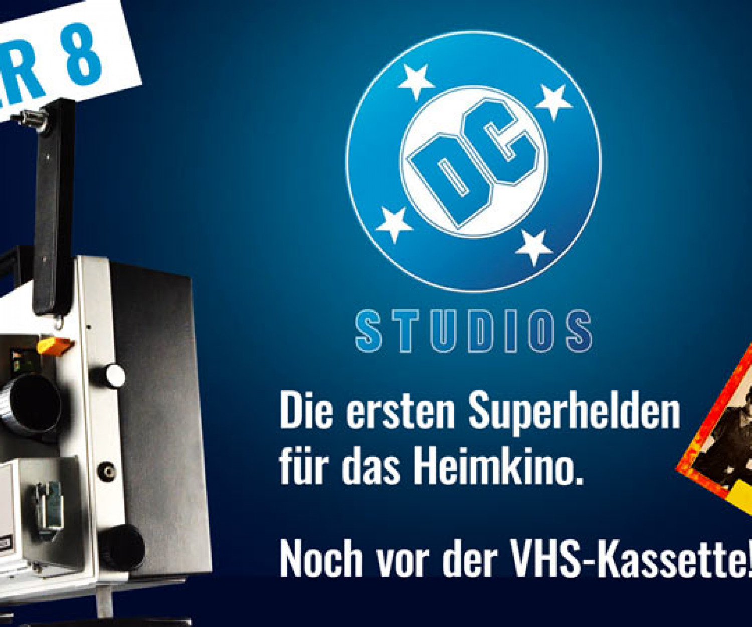 DC Superhelden auf Super 8