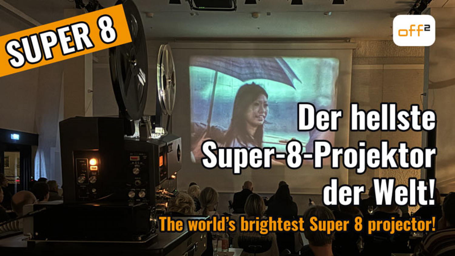 Der hellste Super-8-Projektor der Welt!